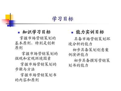 第二章 市場營銷策劃的環(huán)境分析 洞察與引領