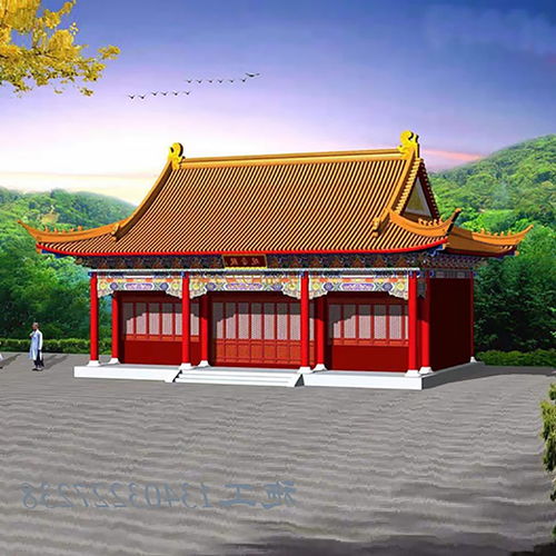 農(nóng)村小型廟宇施工與噴泉設(shè)計(jì) 三間廟大殿的建造與景觀融合