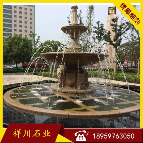 園林景觀中的藝術(shù)焦點(diǎn) 雙層流水水缽與歐式材質(zhì)的選擇